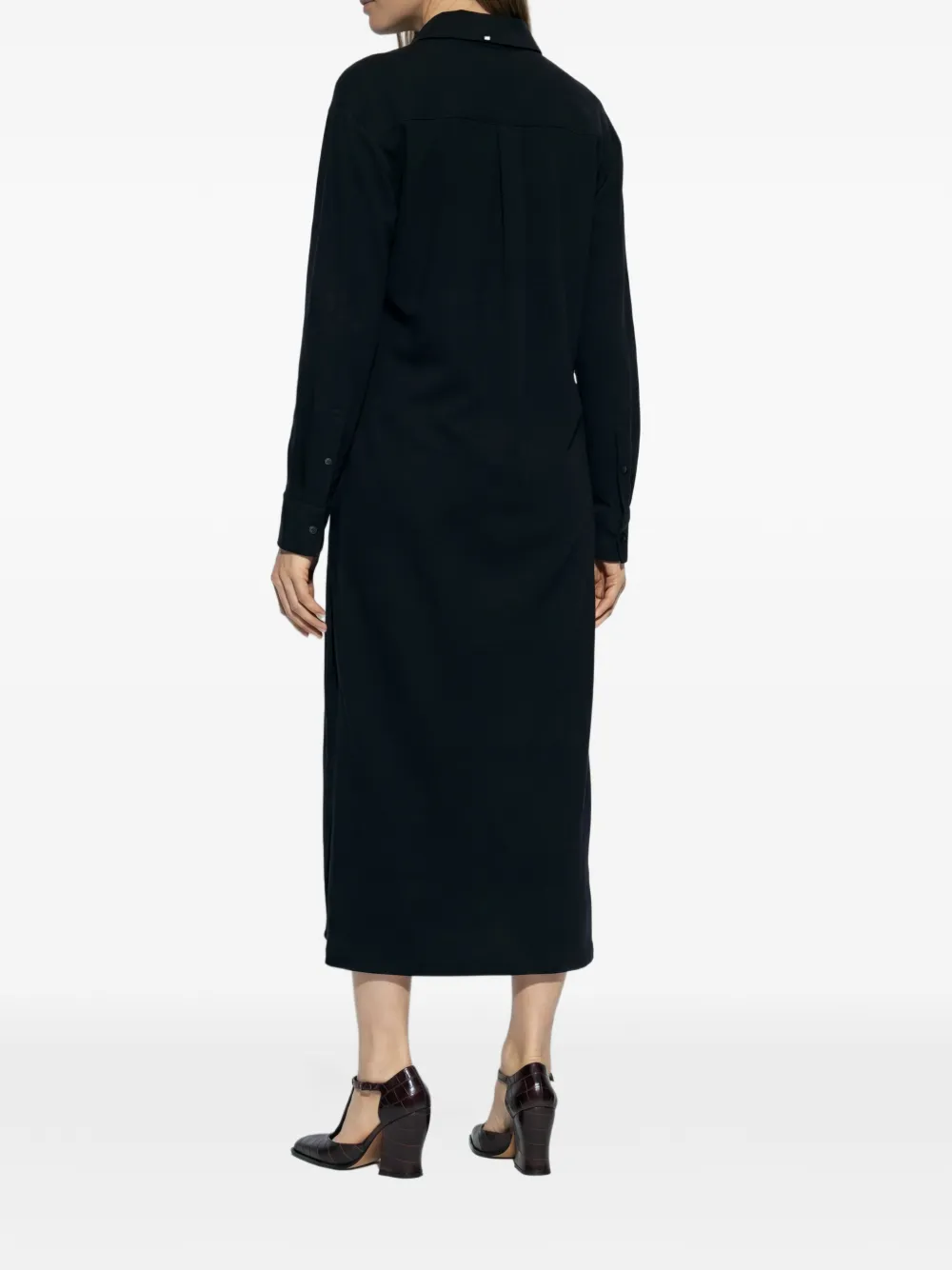 Sportmax Blousejurk met gestrikte voorkant Zwart