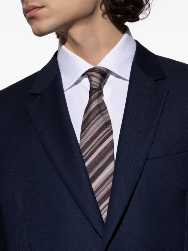 Paul Smith ストライプ ネクタイ | ブラウン | FARFETCH JP