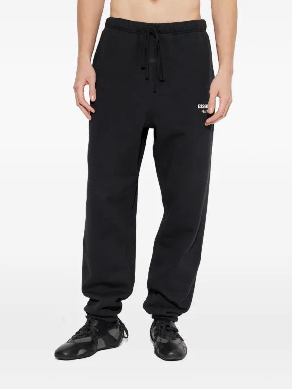 FEAR OF GOD ESSENTIALS Drawstring logo-detail Track Pants | Black