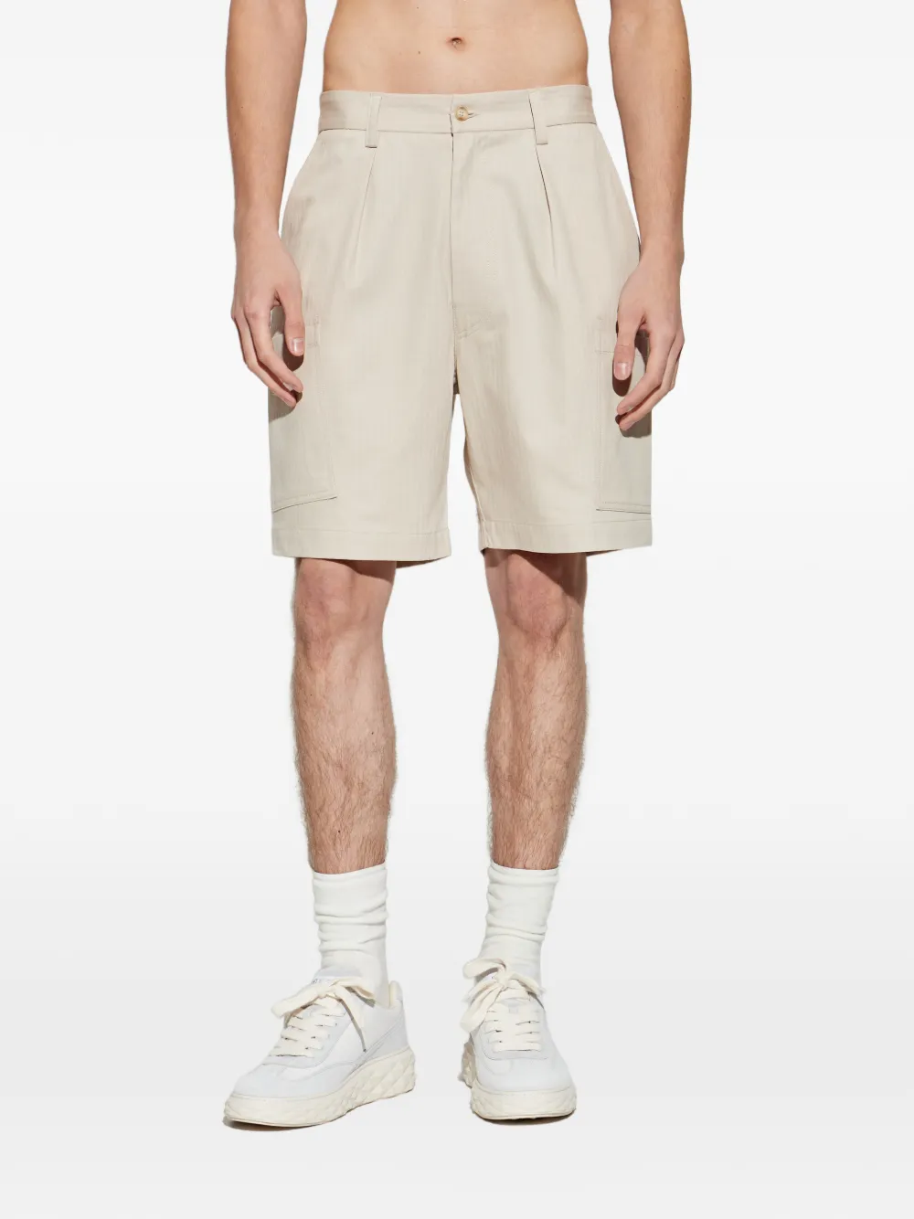  Eleventy Cargo-pocket Shorts - Neutrals 
