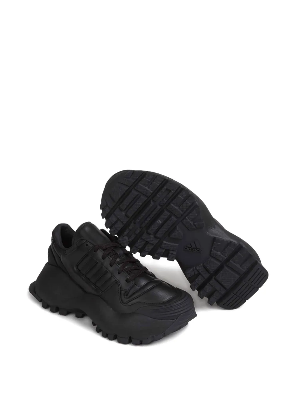 adidas x Willy Chavarria Forum gestreepte sneakers Zwart