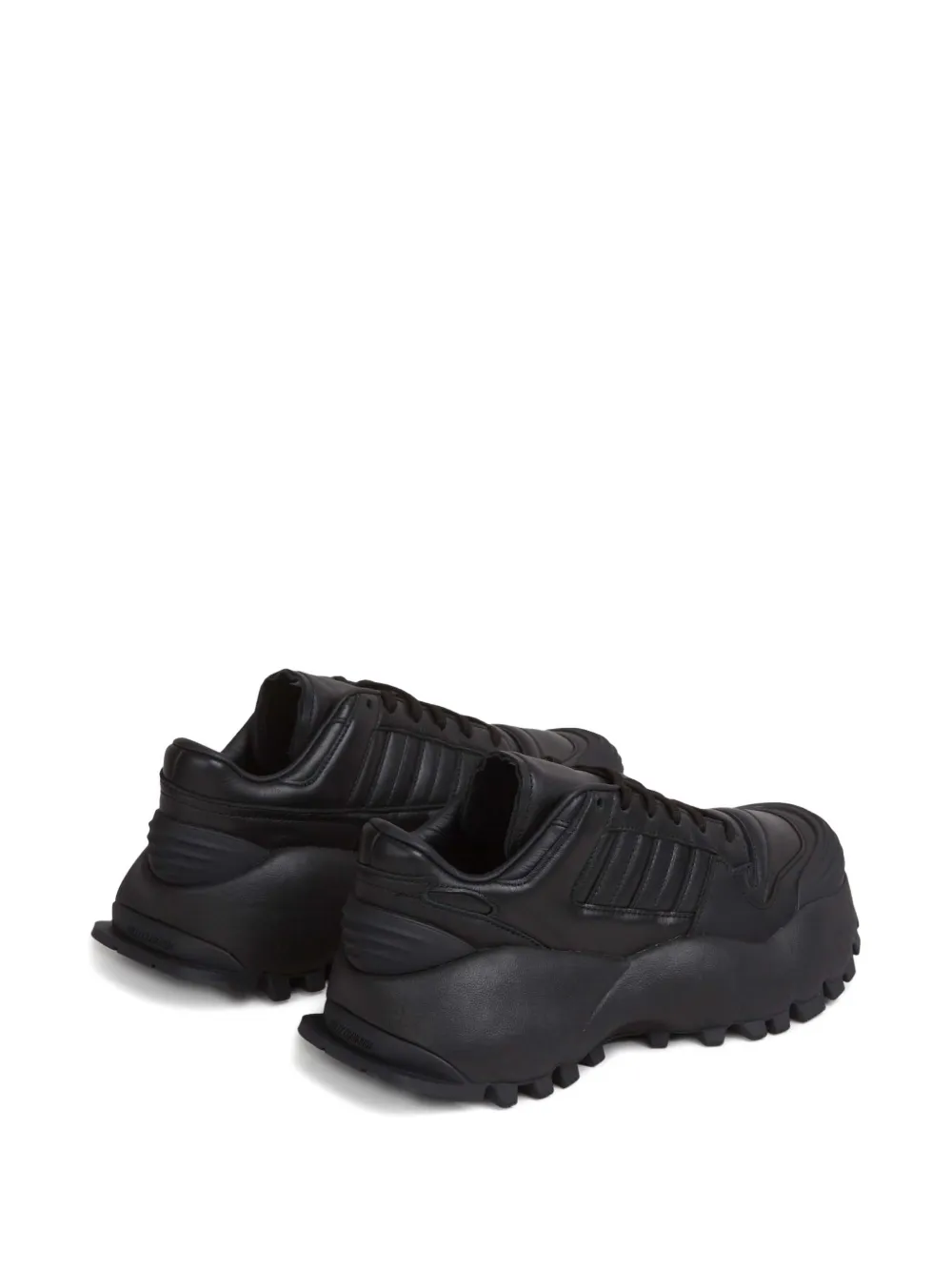 adidas x Willy Chavarria Forum gestreepte sneakers Zwart