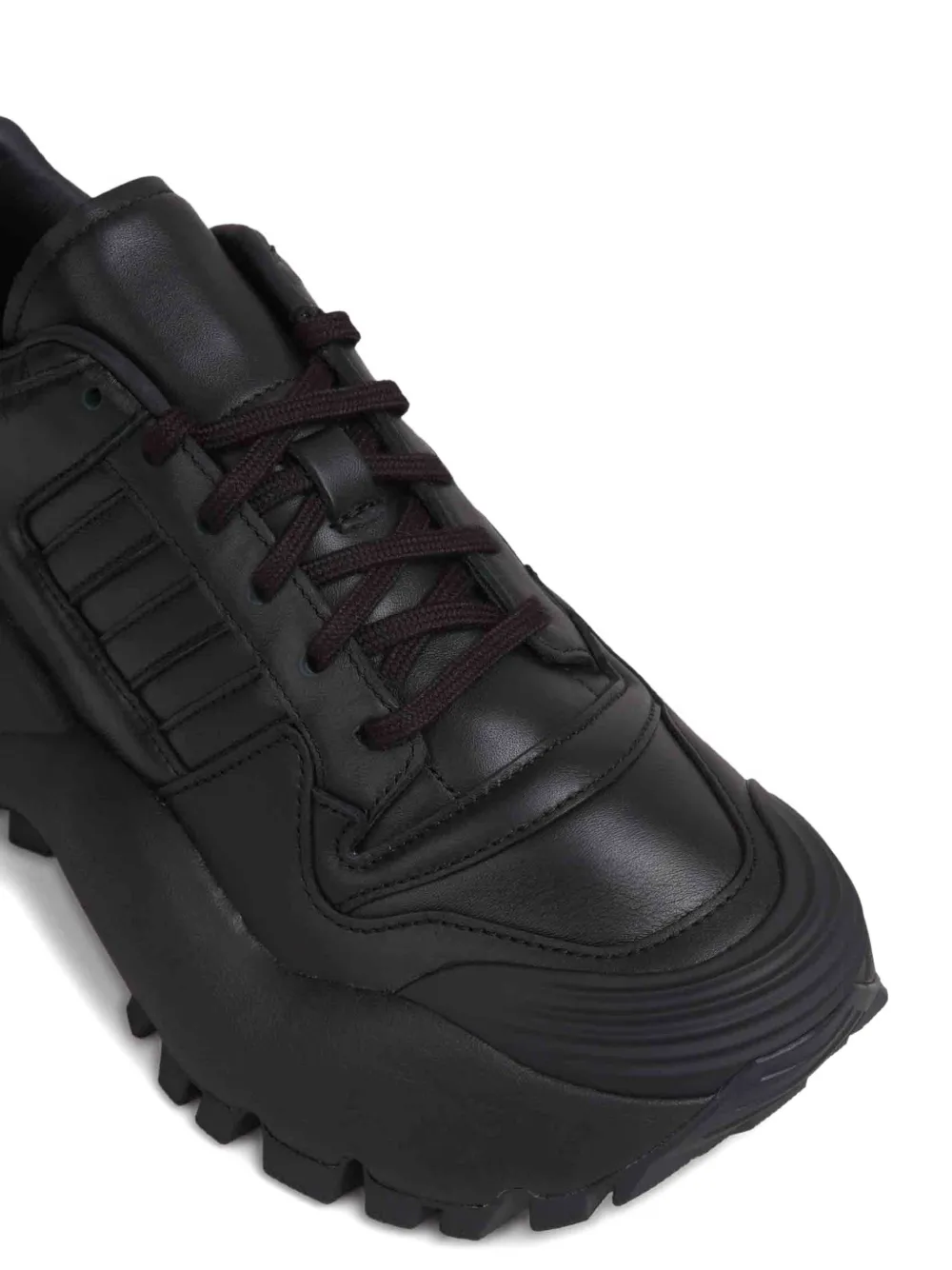 adidas x Willy Chavarria Forum gestreepte sneakers Zwart