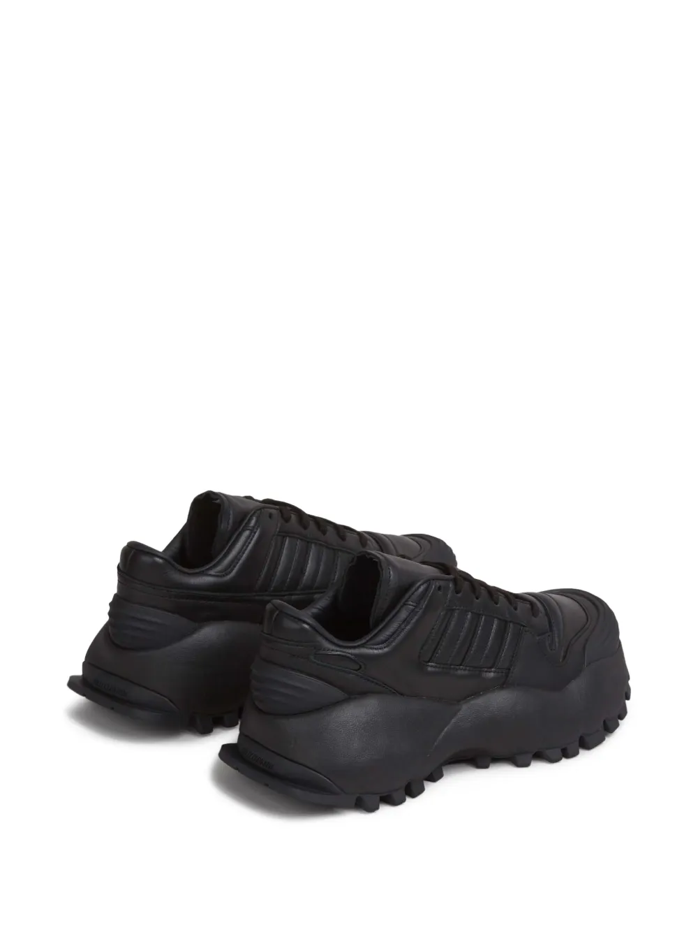  Adidas X Willy Chavarria Forum Striped Sneakers - Black 
