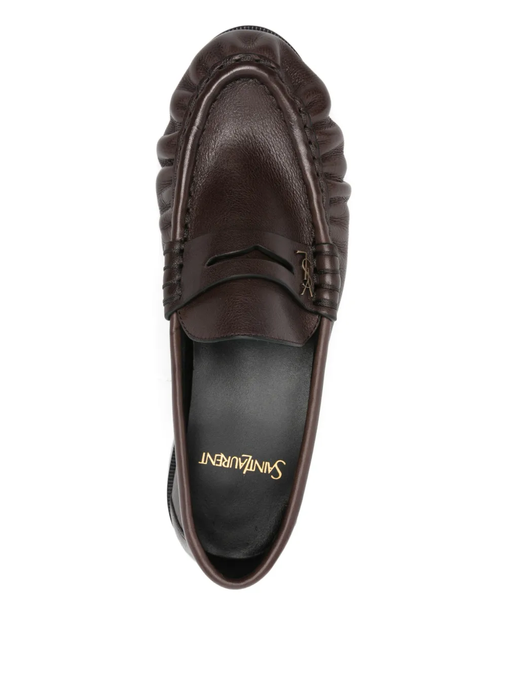 Saint Laurent leather loafers Bruin
