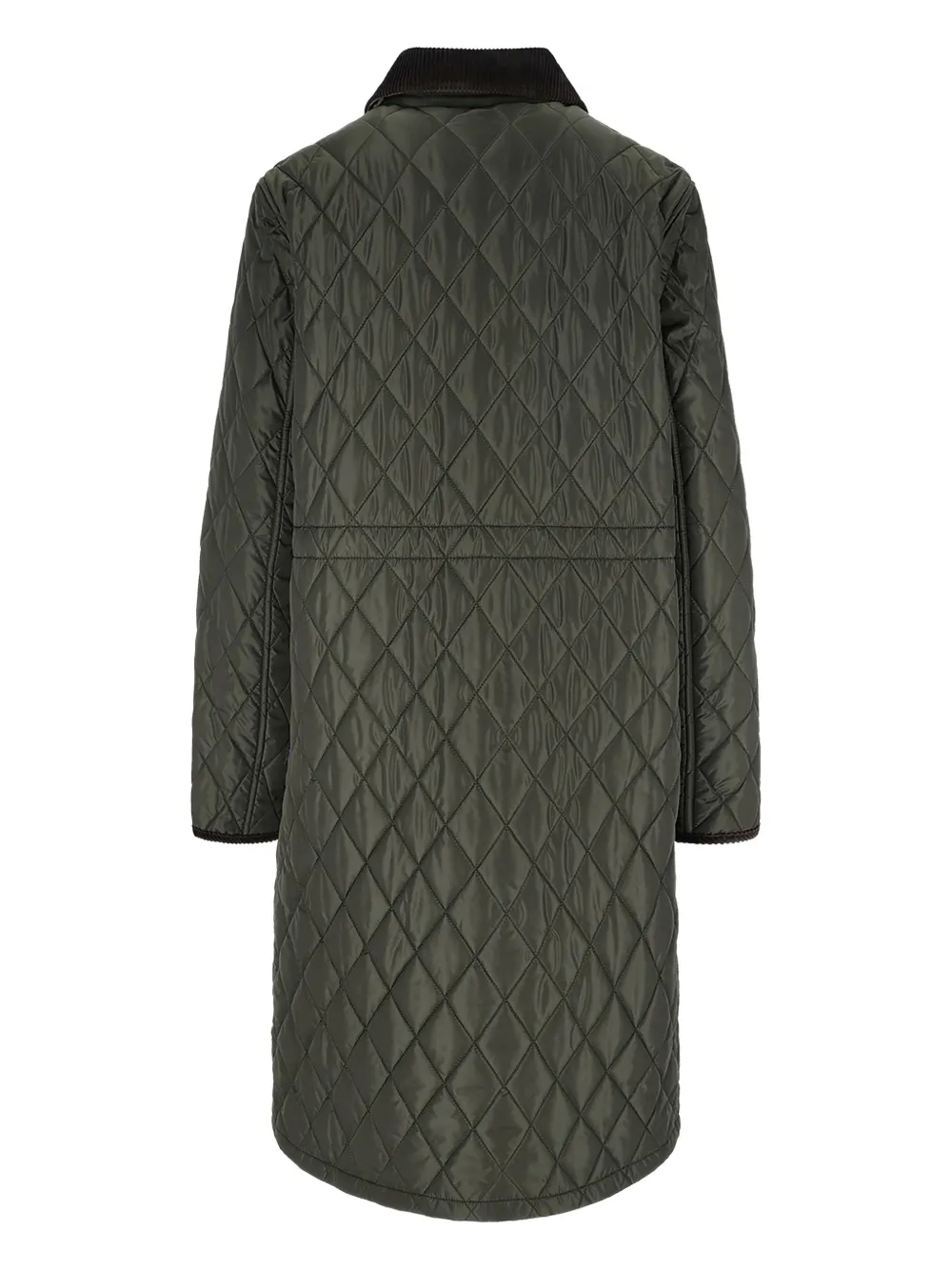 Burberry Jas met ribfluwelen kraag Groen