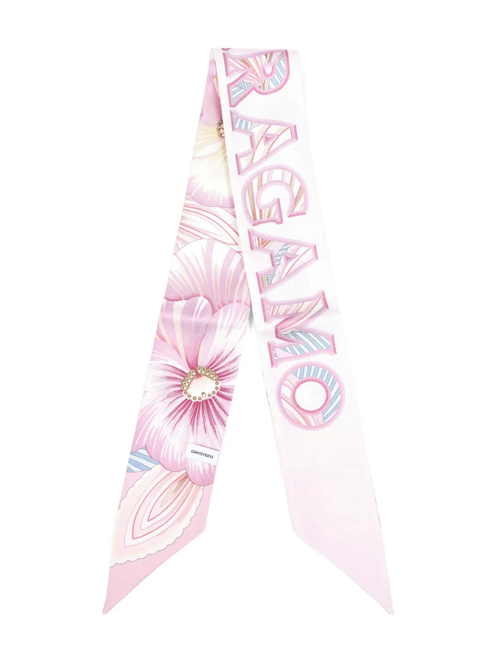 Ferragamo signature floral print scarf - Rosa