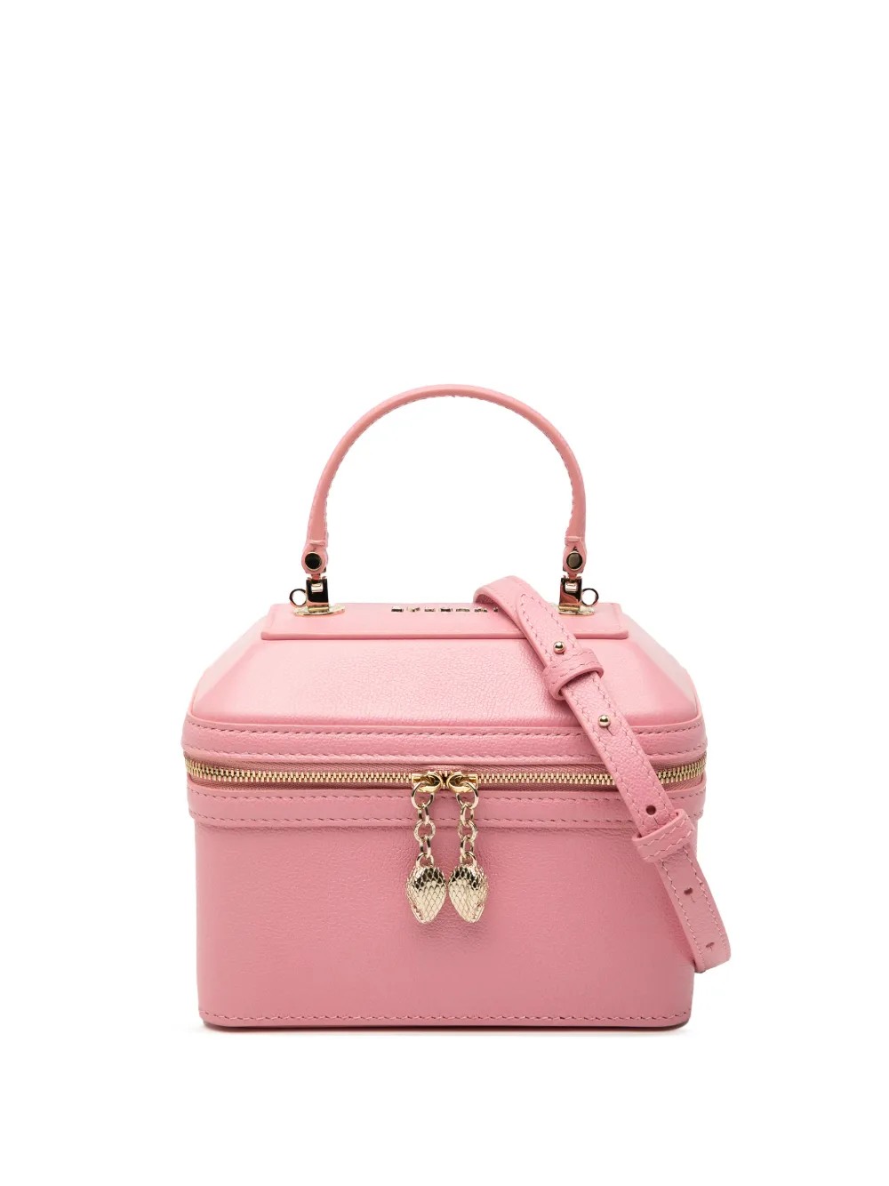Bvlgari Pre-Owned 2000-2025 Leather Serpenti Forever Vanity Bag satchel | Pink | Image 1