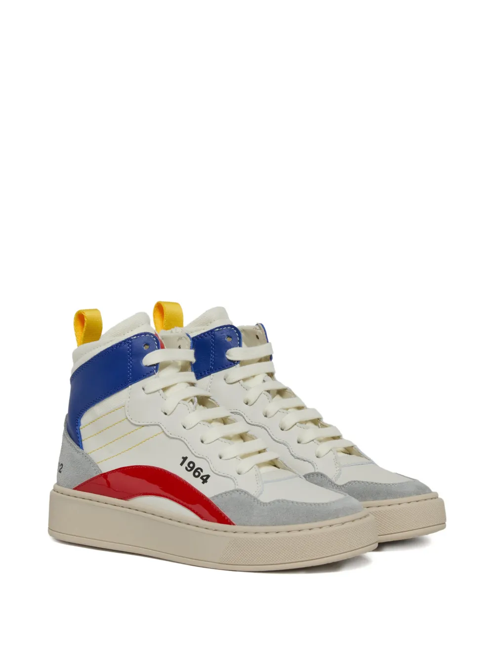 DSQUARED2 KIDS high-top sneakers Beige