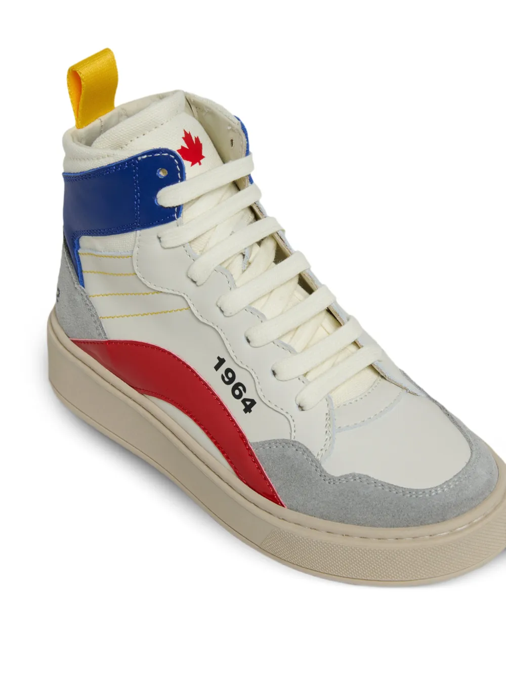 DSQUARED2 KIDS high-top sneakers Beige