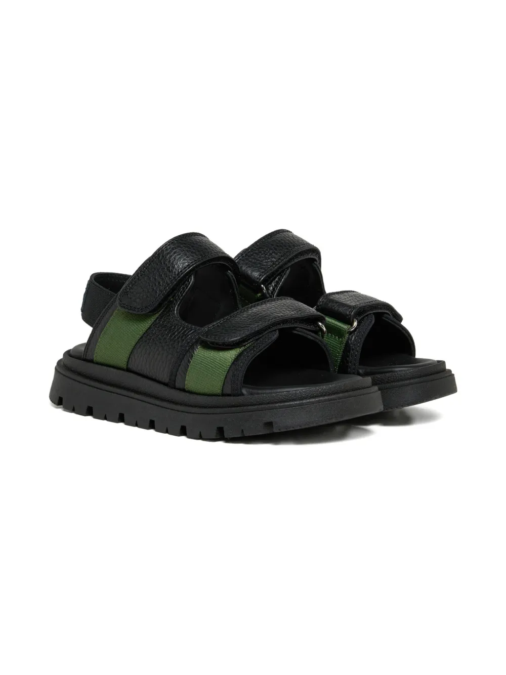 Marni Kids logo sandals - Nero