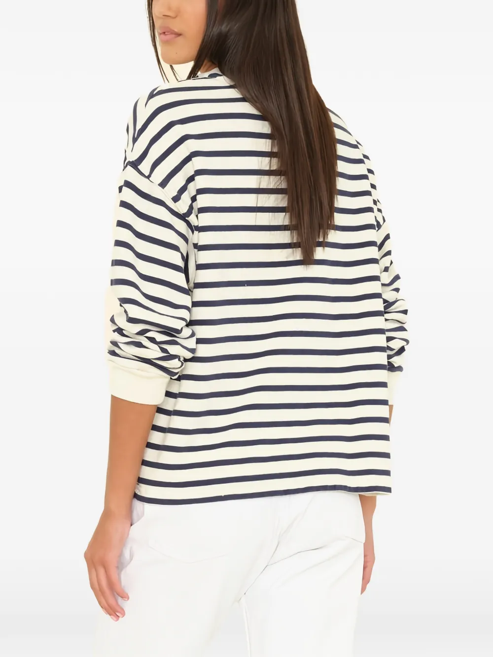 Xirena Honor Striped Sweatshirt - White 