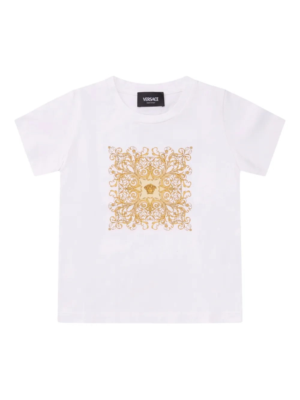 Versace Kids graphic-print T-shirt - Bianco