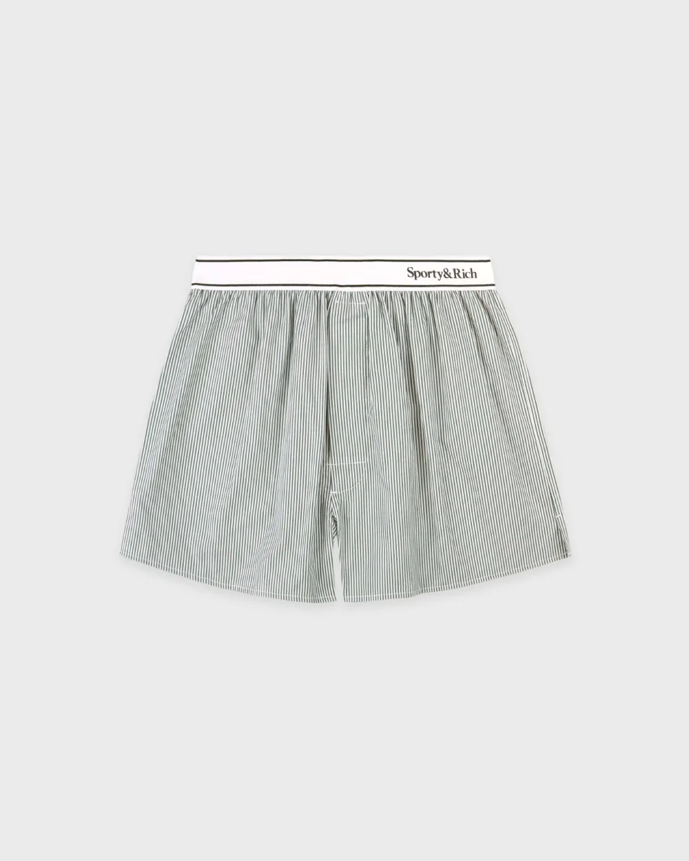 Sporty & Rich striped waistband shorts - Bianco