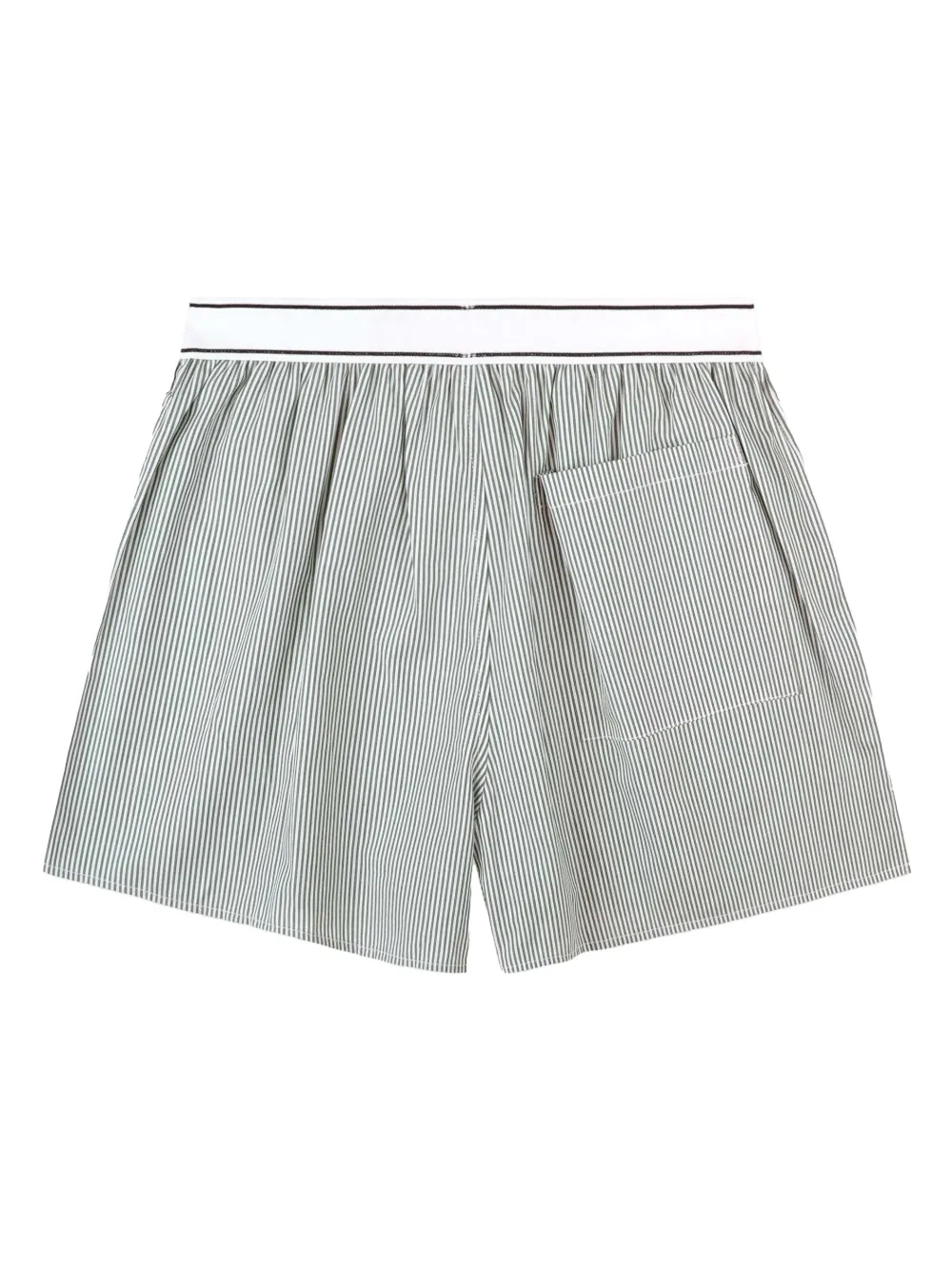 Sporty & Rich ストライプショートパンツ Sporty & Rich ストライプ ショートパンツ | ホワイト | FARFETCH JP