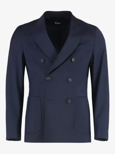 BOSS Blazer doppiopetto con bottone