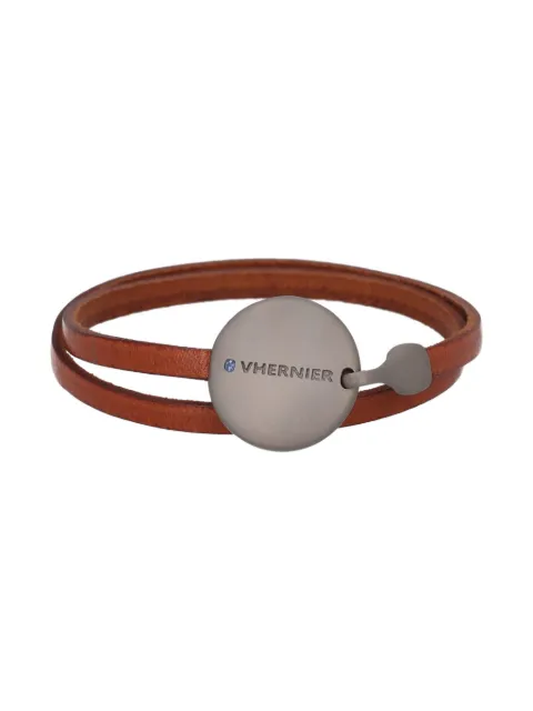 VHERNIER circle leather bracelet