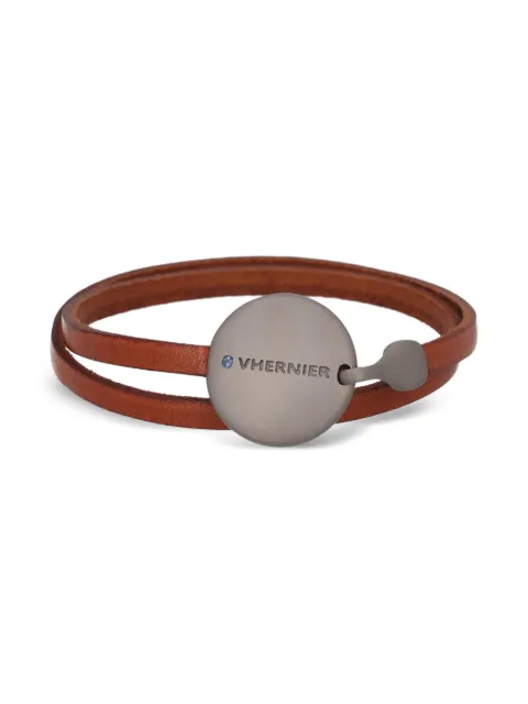 VHERNIER circle leather bracelet