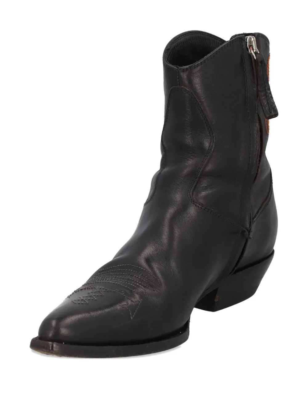 Golden Goose side-zip cowboy boots - Zwart