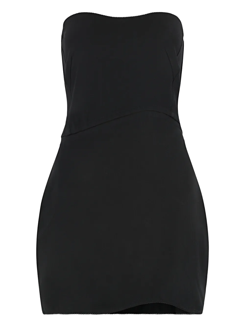 Anna October fitted mini dress - Nero