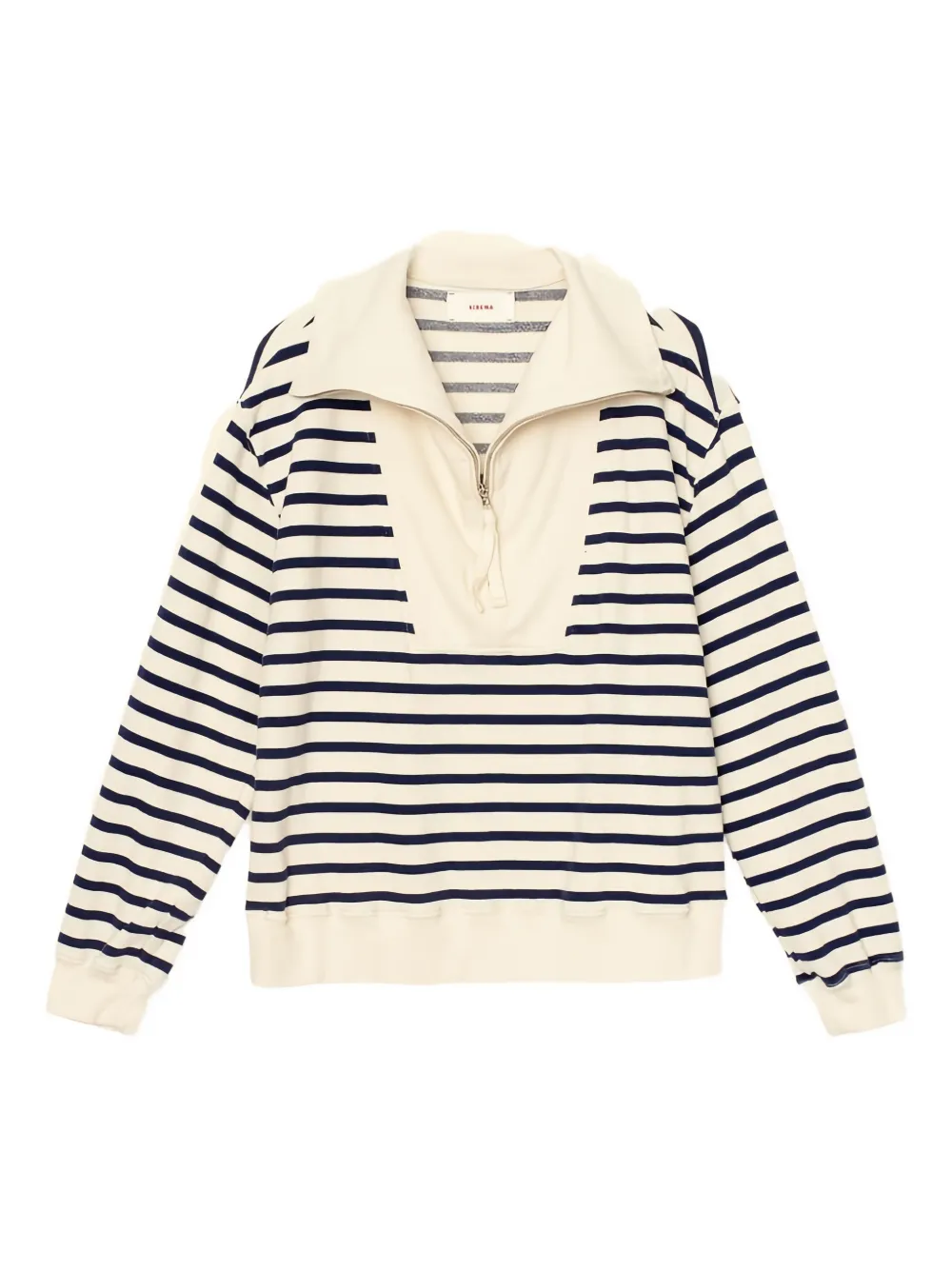 Xirena Kat half-zip striped sweatshirt - Toni neutri