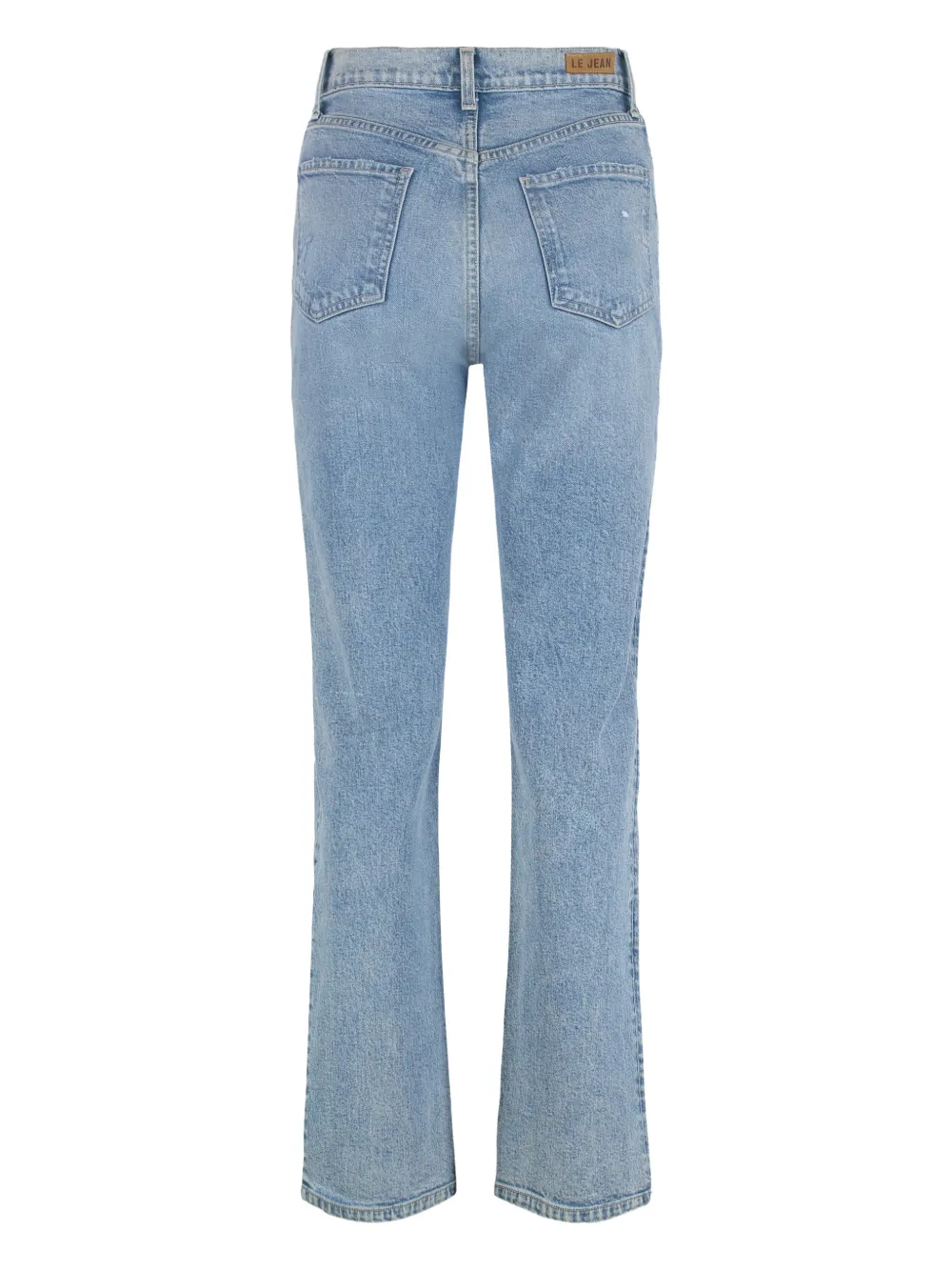 Le Jean studded distressed jeans - Blauw