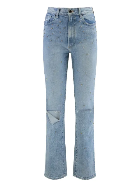 Le Jean studded distressed jeans