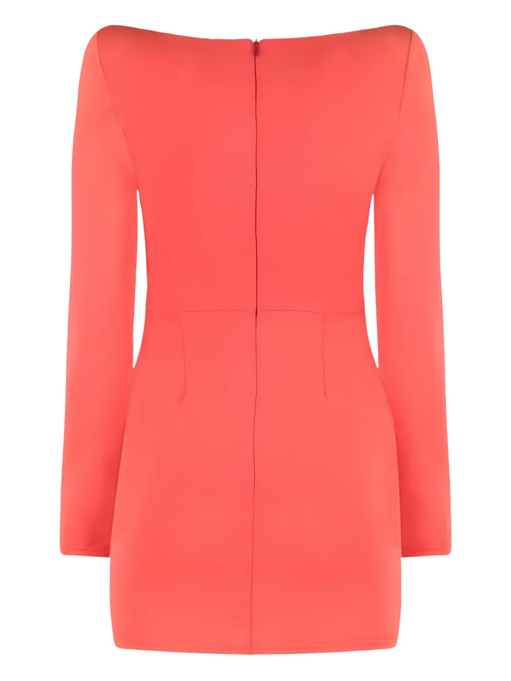 Alex Perry long-sleeve mini dress - Oranje