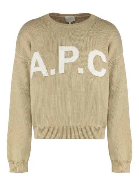 A.P.C. logo sweater