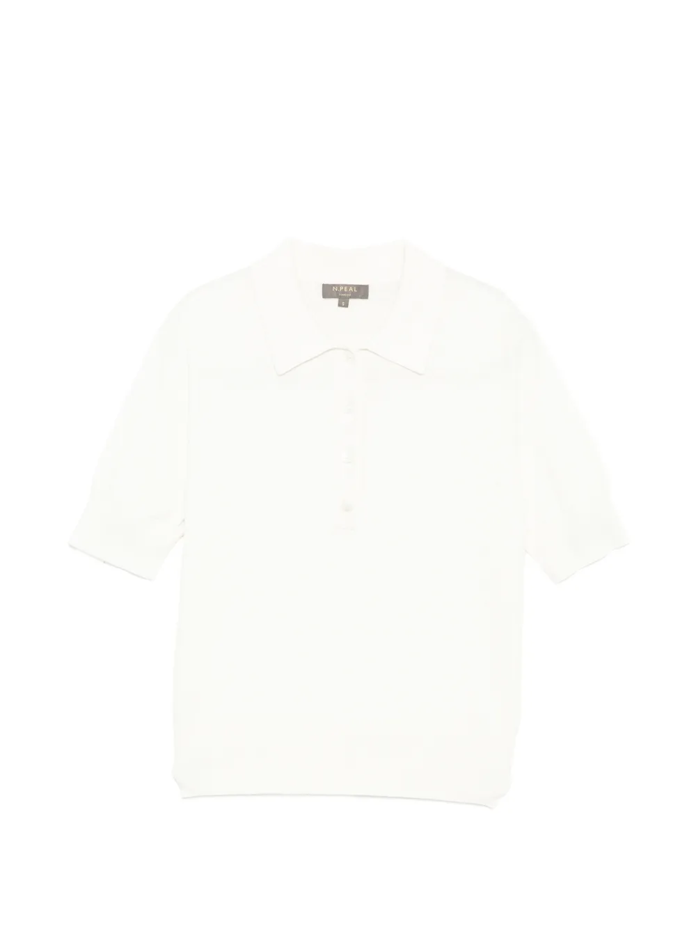 N.Peal Polo Selene - Bianco