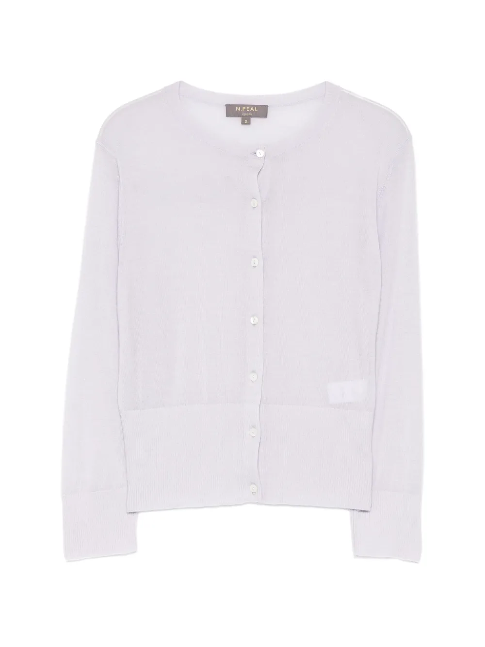 N.Peal cropped cardigan - Purple