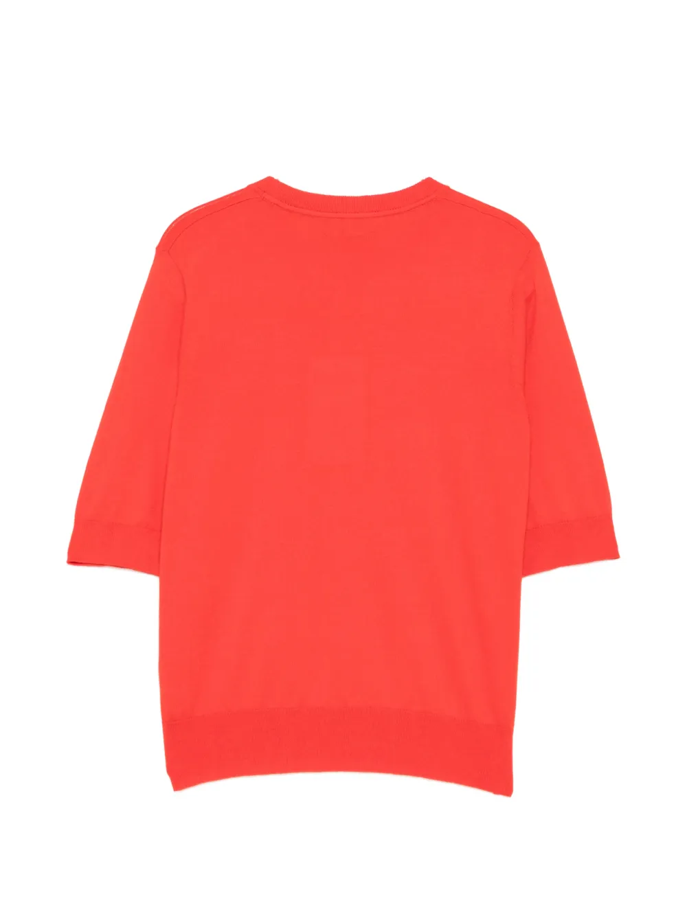 N.Peal T-shirt met ronde hals Rood
