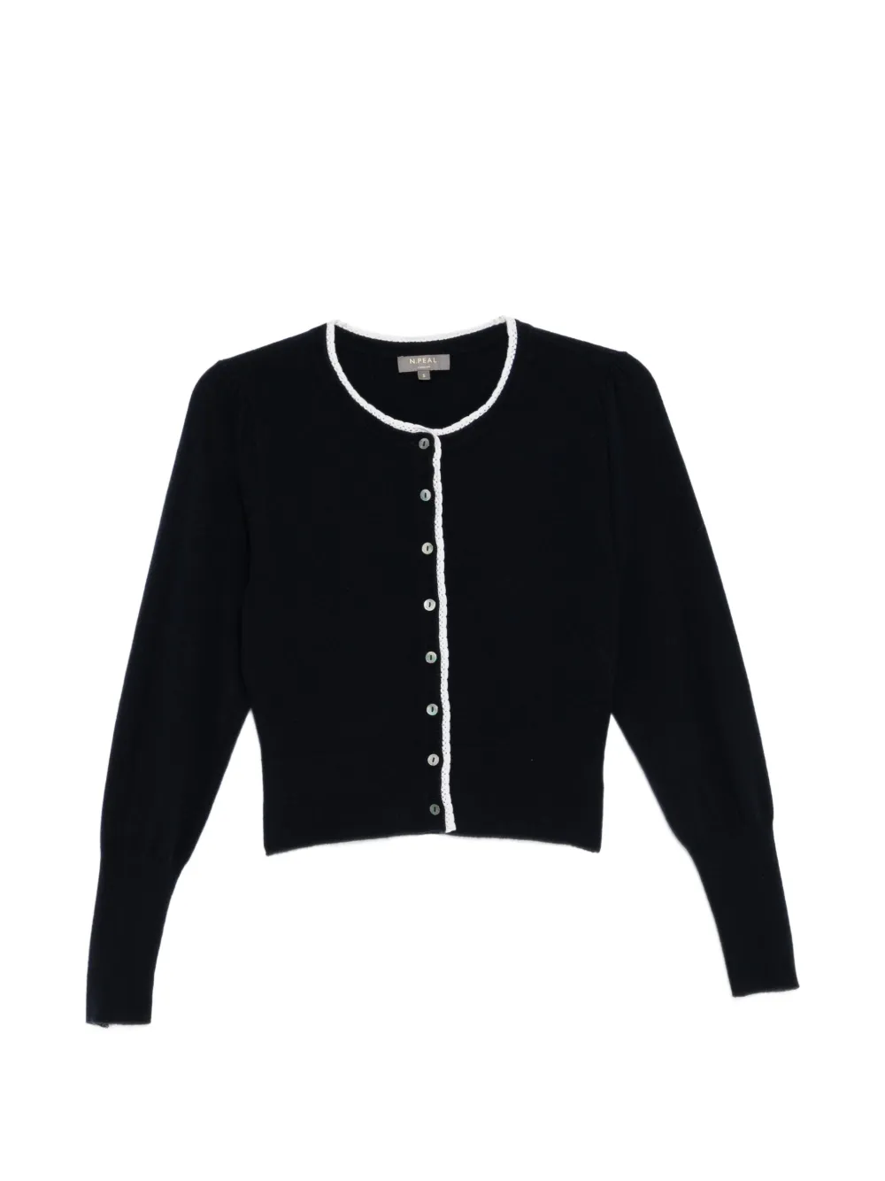 N.Peal Cardigan girocollo - Blu