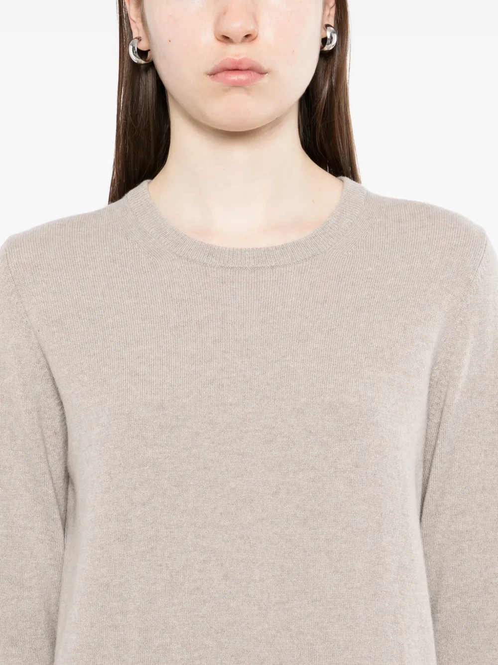 N.Peal Trui met ronde hals Grijs
