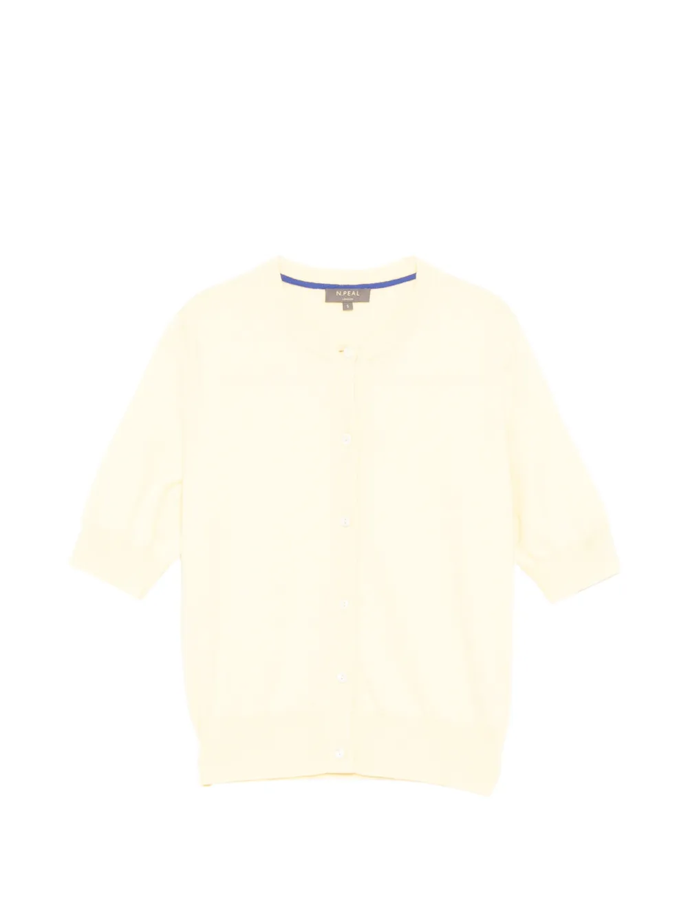 N.Peal Cardigan a maniche corte - Giallo