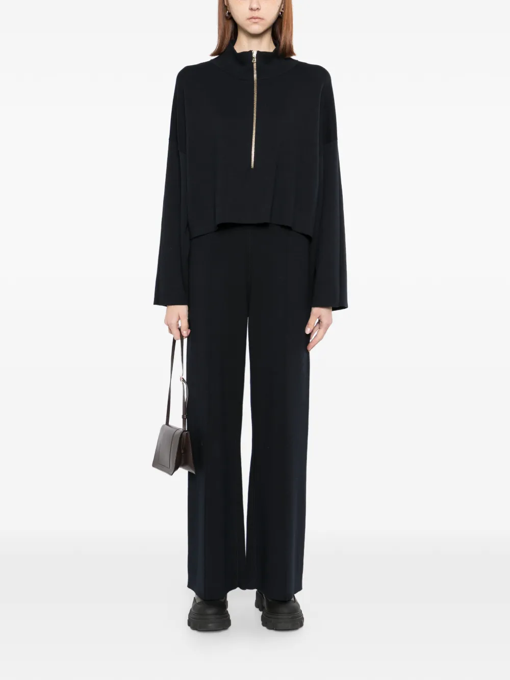  N.peal Half Zip Jumper - Black 