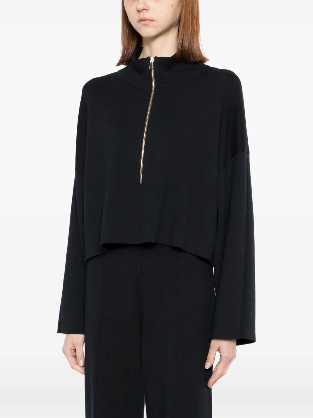  N.peal Half Zip Jumper - Black 
