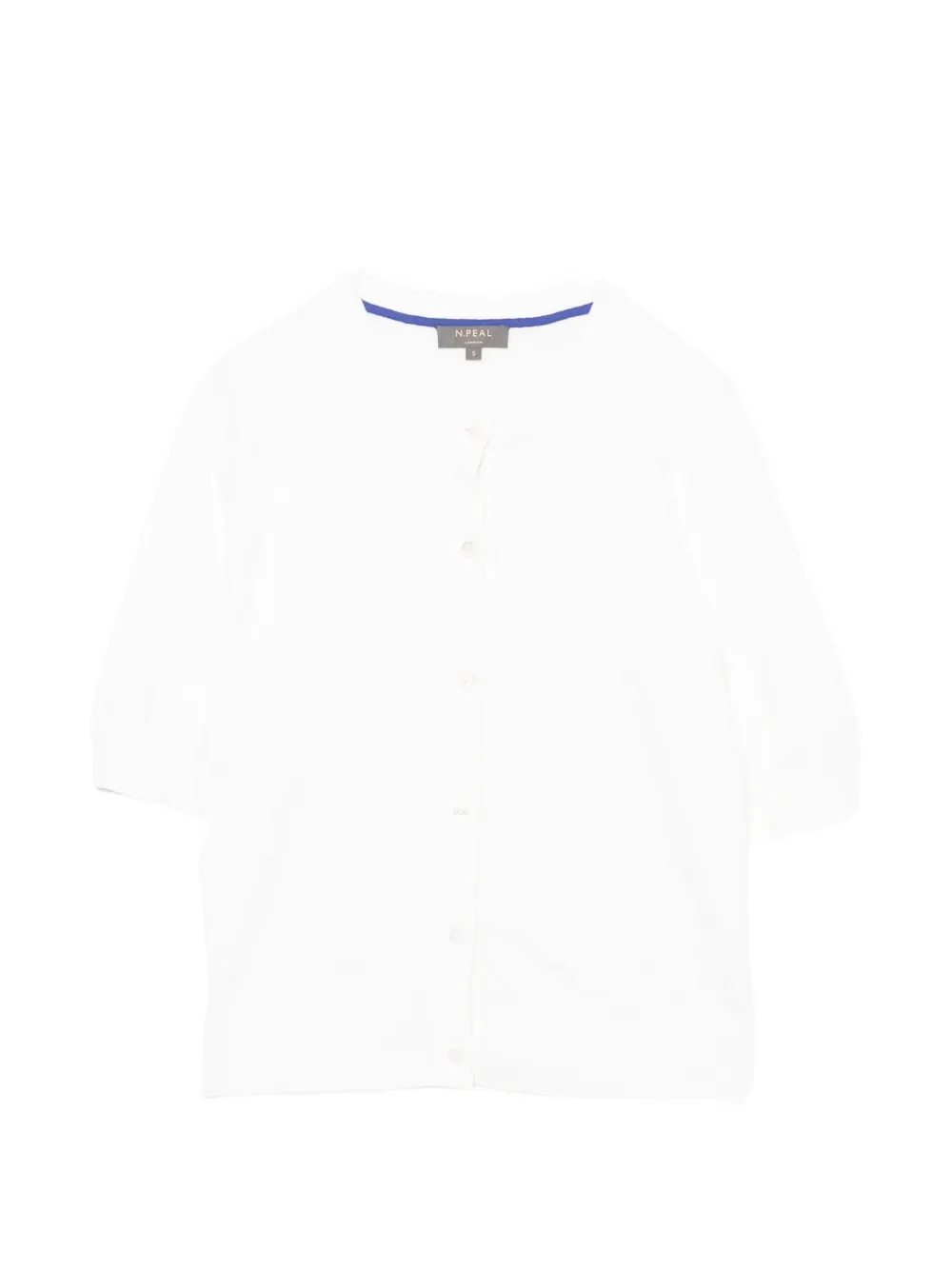 N.Peal T-shirt girocollo a maniche corte - Toni neutri