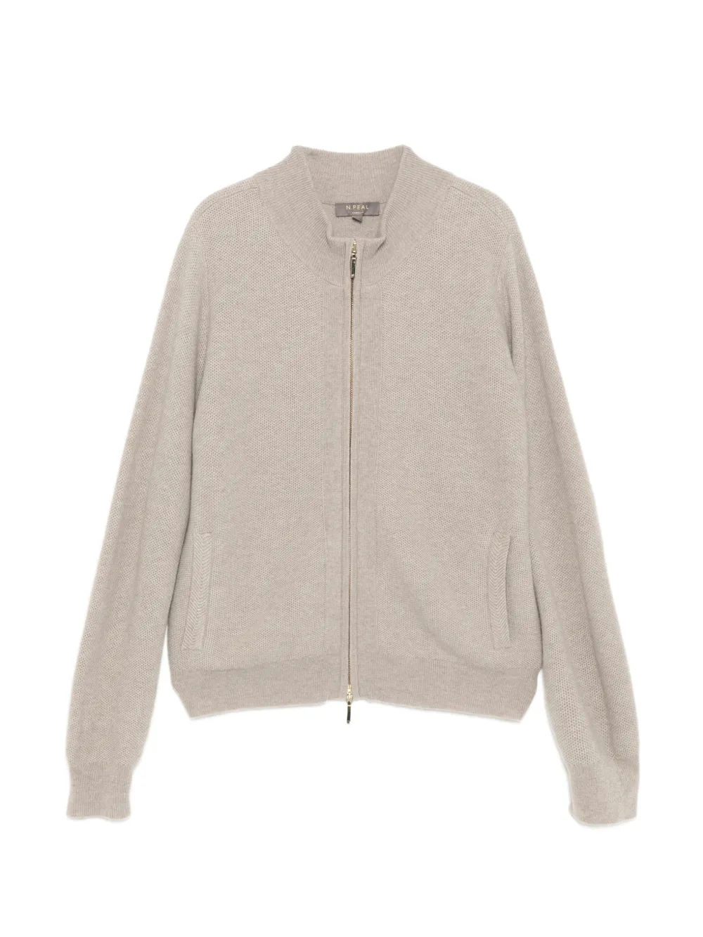 N.Peal Honeycomb Cardigan - Braun