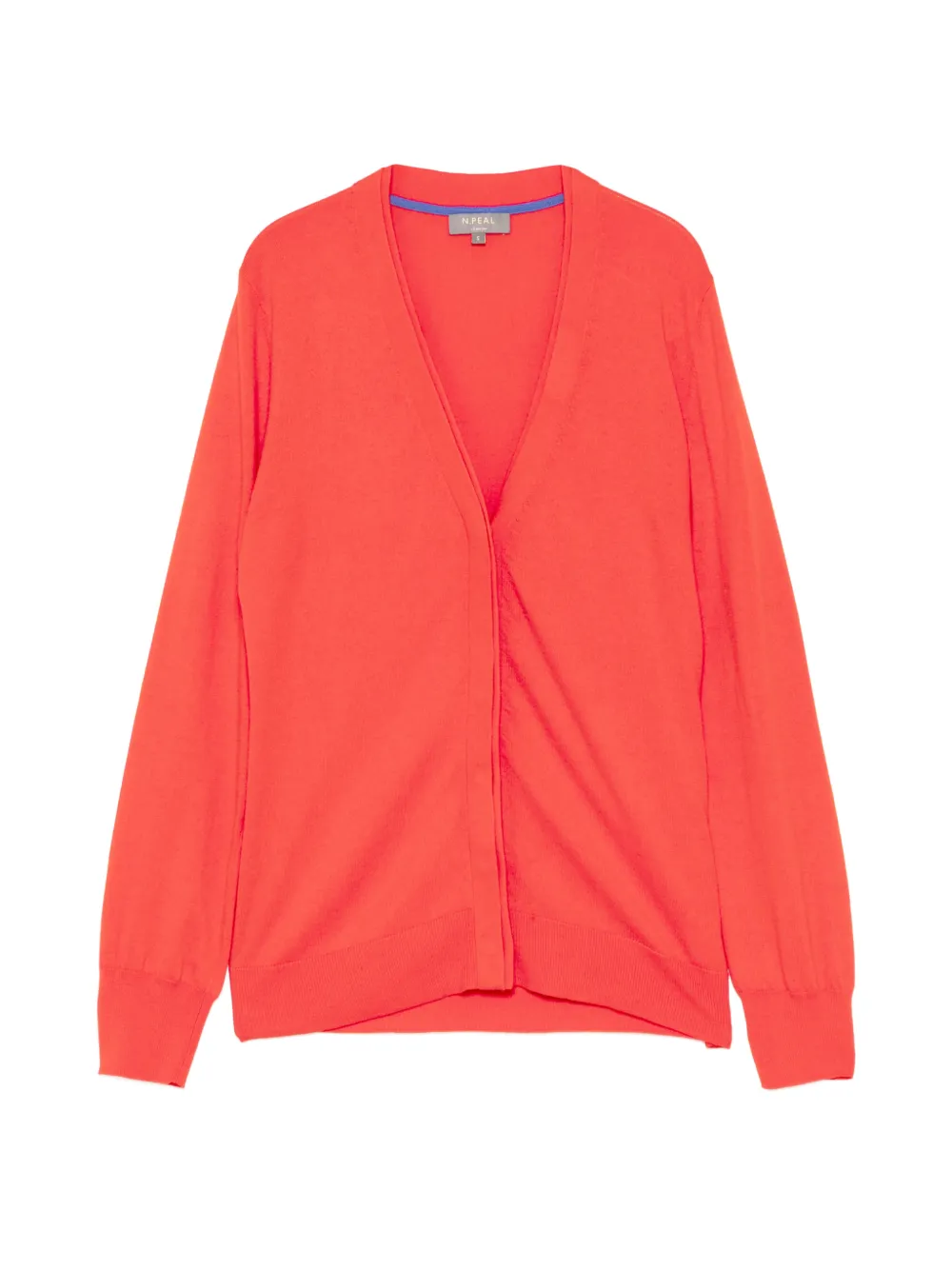 N.Peal V-neck cardigan - Red