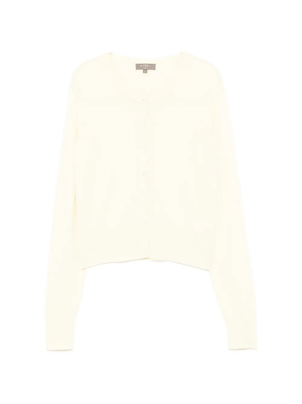 N.Peal Ivy cropped cardigan - Yellow