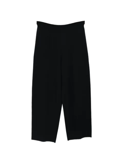 N.Peal barrel leg knitted trousers
