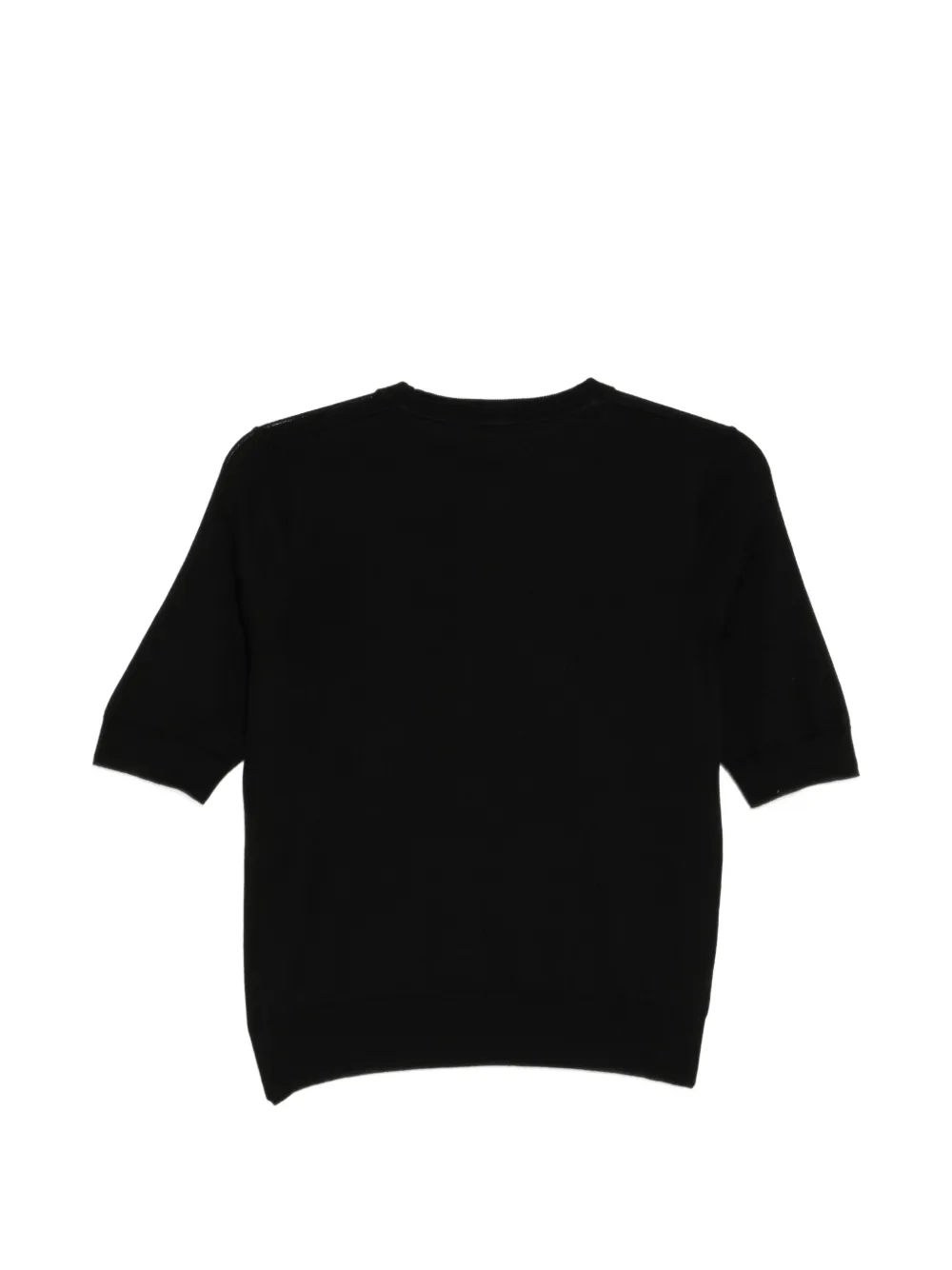 N.Peal Gebreid T-shirt Zwart