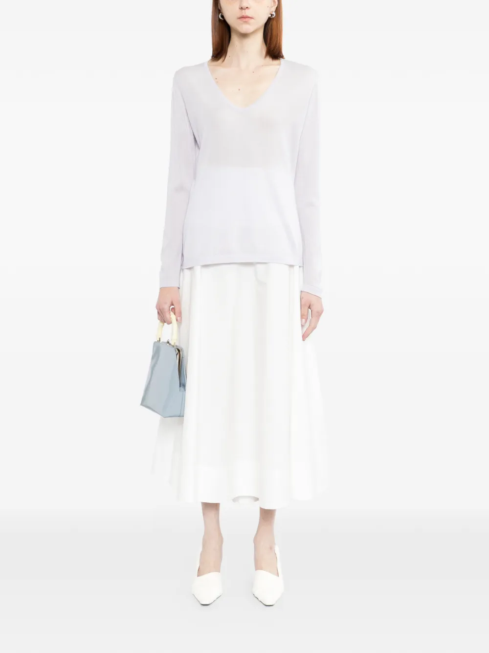  N.peal Imogen Long-sleeve T-shirt - Purple 