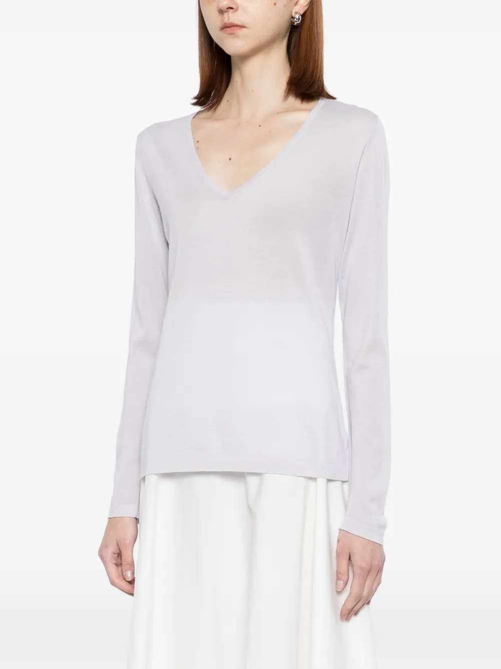  N.peal Imogen Long-sleeve T-shirt - Purple 