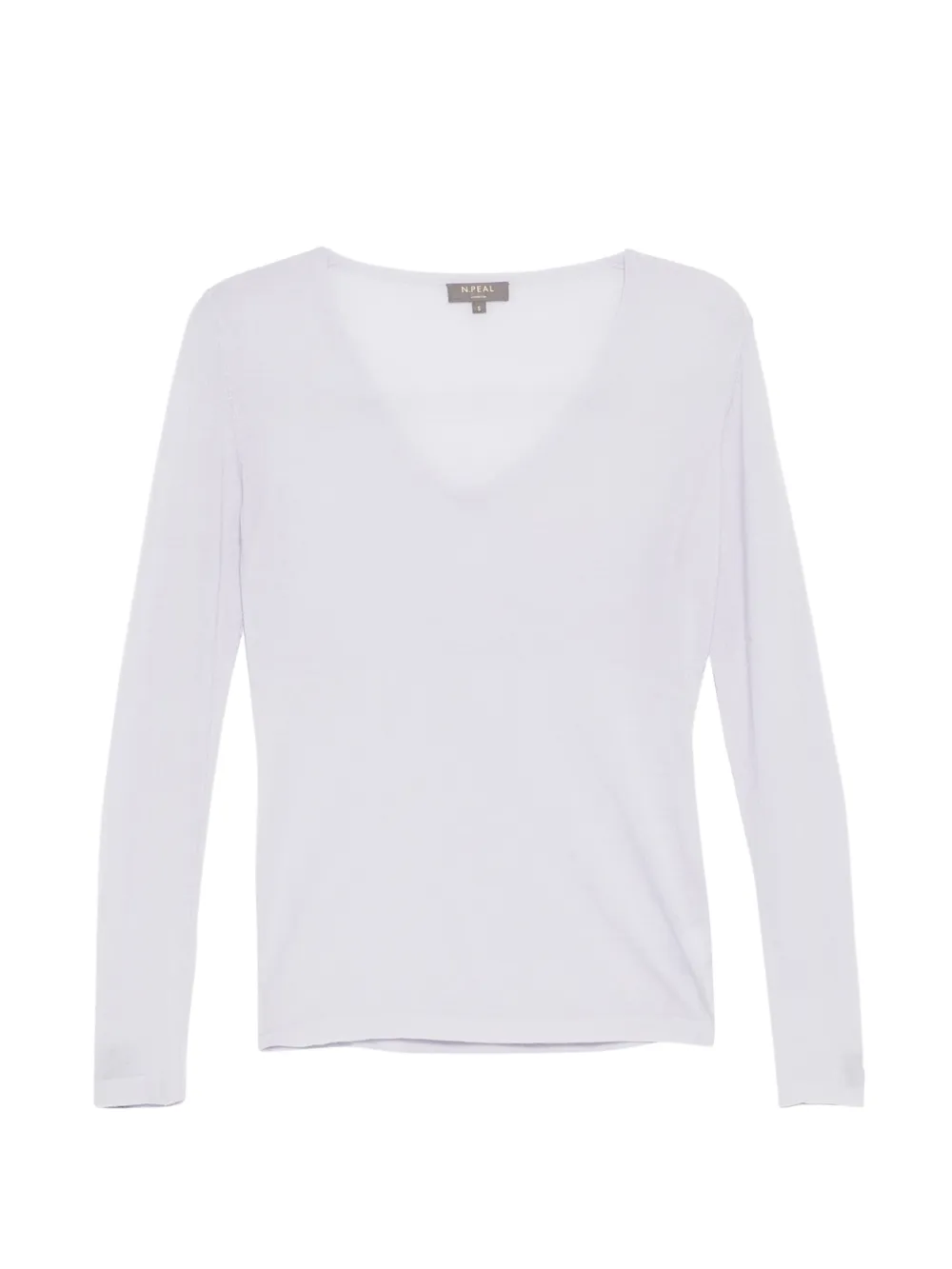 N.Peal T-shirt Imogen a maniche lunghe - Viola