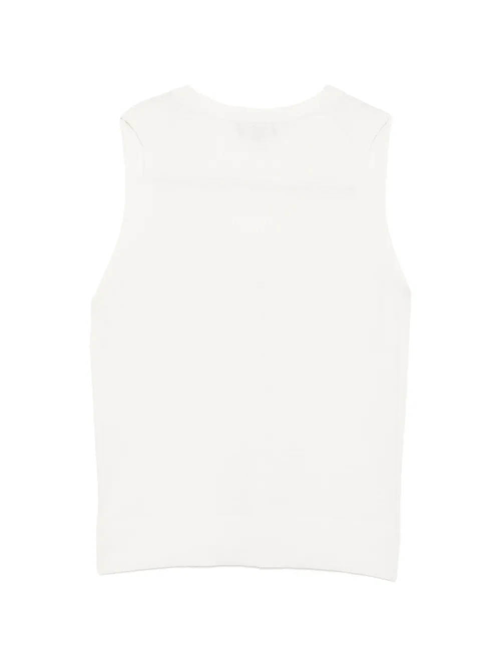 N.Peal Selene tanktop met V-hals Wit