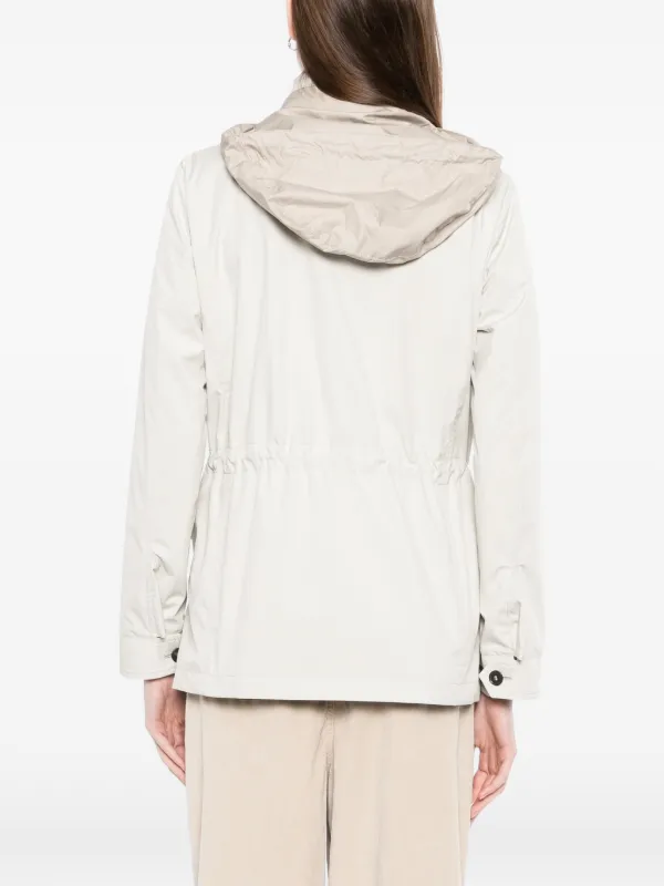 N.Peal フーデッド ポケットジャケット | ニュートラル | FARFETCH JP