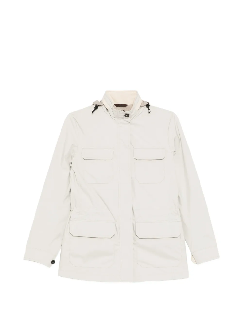 N.Peal Giacca con cappuccio e tasca - Toni neutri