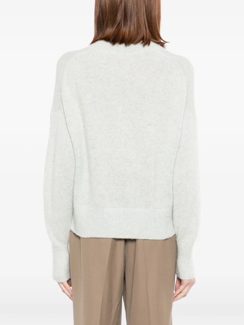 Knitted V-Neck Jumper